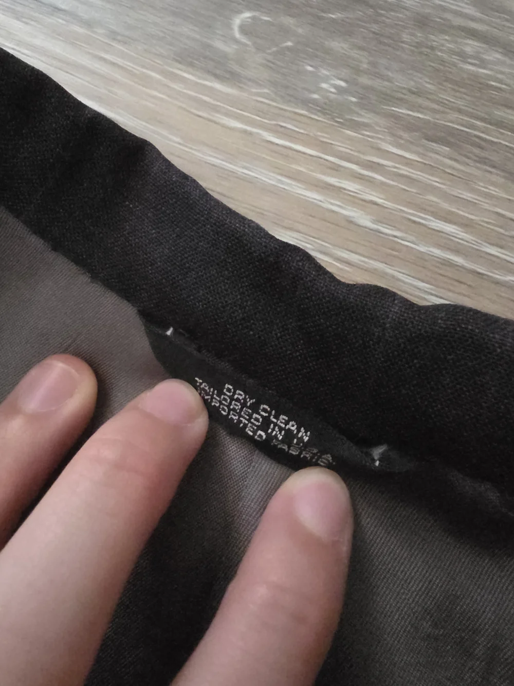 Men's Pinstripe Single-Breasted Blazer - Black